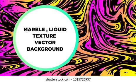 Mixture of acrylic paints. Liquid marble texture. Fluid art. Applicable for design cover, presentation, invitation, flyer, annual report, poster and business card, desing packaging - Vector
