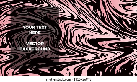 Mixture of acrylic paints. Liquid marble texture. Fluid art. Applicable for design cover, presentation, invitation, flyer, annual report, poster and business card, desing packaging - Vector