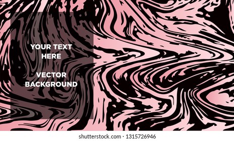 Mixture of acrylic paints. Liquid marble texture. Fluid art. Applicable for design cover, presentation, invitation, flyer, annual report, poster and business card, desing packaging - Vector