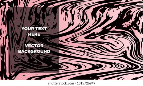 Mixture of acrylic paints. Liquid marble texture. Fluid art. Applicable for design cover, presentation, invitation, flyer, annual report, poster and business card, desing packaging - Vector