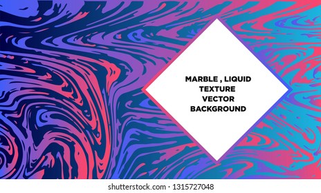Mixture of acrylic paints. Liquid marble texture. Fluid art. Applicable for design cover, presentation, invitation, flyer, annual report, poster and business card, desing packaging - Vector