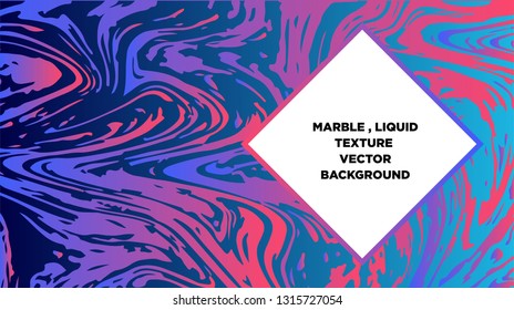 Mixture of acrylic paints. Liquid marble texture. Fluid art. Applicable for design cover, presentation, invitation, flyer, annual report, poster and business card, desing packaging - Vector