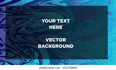 Mixture of acrylic paints. Liquid marble texture. Fluid art. Applicable for design cover, presentation, invitation, flyer, annual report, poster and business card, desing packaging - Vector