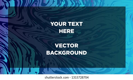 Mixture of acrylic paints. Liquid marble texture. Fluid art. Applicable for design cover, presentation, invitation, flyer, annual report, poster and business card, desing packaging - Vector