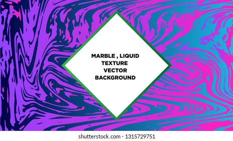 Mixture of acrylic paints. Liquid marble texture. Fluid art. Applicable for design cover, presentation, invitation, flyer, annual report, poster and business card, desing packaging - Vector