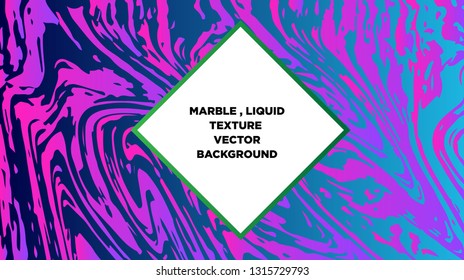 Mixture of acrylic paints. Liquid marble texture. Fluid art. Applicable for design cover, presentation, invitation, flyer, annual report, poster and business card, desing packaging - Vector