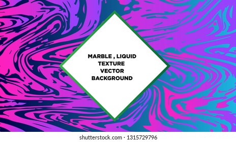 Mixture of acrylic paints. Liquid marble texture. Fluid art. Applicable for design cover, presentation, invitation, flyer, annual report, poster and business card, desing packaging - Vector