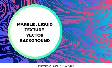 Mixture of acrylic paints. Liquid marble texture. Fluid art. Applicable for design cover, presentation, invitation, flyer, annual report, poster and business card, desing packaging - Vector