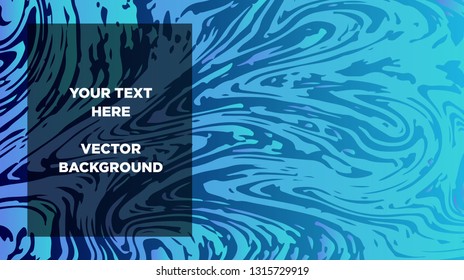 Mixture of acrylic paints. Liquid marble texture. Fluid art. Applicable for design cover, presentation, invitation, flyer, annual report, poster and business card, desing packaging - Vector