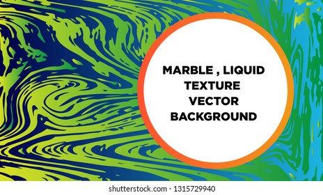 Mixture of acrylic paints. Liquid marble texture. Fluid art. Applicable for design cover, presentation, invitation, flyer, annual report, poster and business card, desing packaging - Vector