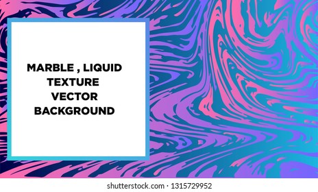 Mixture of acrylic paints. Liquid marble texture. Fluid art. Applicable for design cover, presentation, invitation, flyer, annual report, poster and business card, desing packaging - Vector