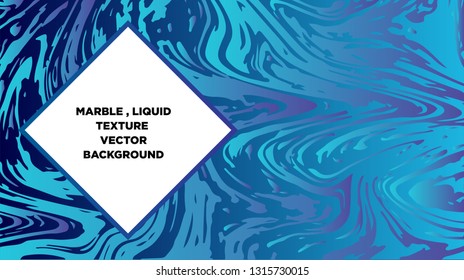 Mixture of acrylic paints. Liquid marble texture. Fluid art. Applicable for design cover, presentation, invitation, flyer, annual report, poster and business card, desing packaging - Vector