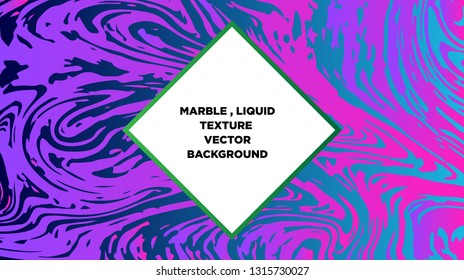 Mixture of acrylic paints. Liquid marble texture. Fluid art. Applicable for design cover, presentation, invitation, flyer, annual report, poster and business card, desing packaging - Vector