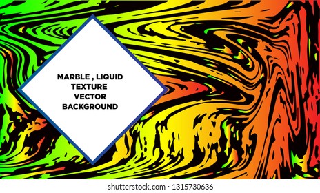 Mixture of acrylic paints. Liquid marble texture. Fluid art. Applicable for design cover, presentation, invitation, flyer, annual report, poster and business card, desing packaging - Vector