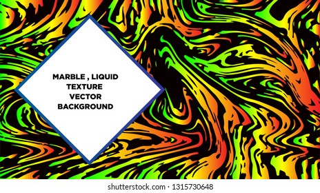 Mixture of acrylic paints. Liquid marble texture. Fluid art. Applicable for design cover, presentation, invitation, flyer, annual report, poster and business card, desing packaging - Vector