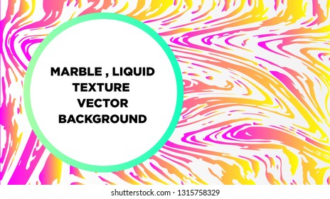 Mixture of acrylic paints. Liquid marble texture. Fluid art. Applicable for design cover, presentation, invitation, flyer, annual report, poster and business card, desing packaging - Vector
