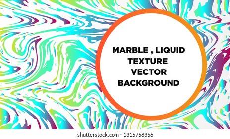 Mixture of acrylic paints. Liquid marble texture. Fluid art. Applicable for design cover, presentation, invitation, flyer, annual report, poster and business card, desing packaging - Vector