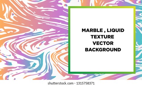 Mixture of acrylic paints. Liquid marble texture. Fluid art. Applicable for design cover, presentation, invitation, flyer, annual report, poster and business card, desing packaging - Vector