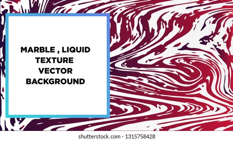 Mixture of acrylic paints. Liquid marble texture. Fluid art. Applicable for design cover, presentation, invitation, flyer, annual report, poster and business card, desing packaging - Vector