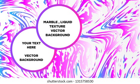 Mixture of acrylic paints. Liquid marble texture. Fluid art. Applicable for design cover, presentation, invitation, flyer, annual report, poster and business card, desing packaging - Vector