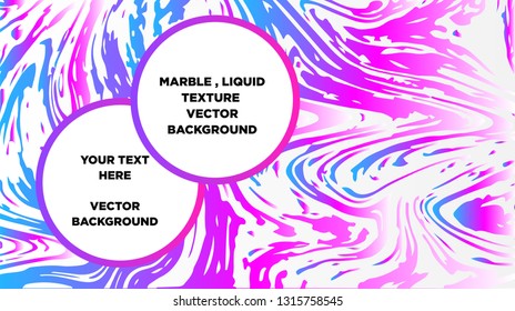 Mixture of acrylic paints. Liquid marble texture. Fluid art. Applicable for design cover, presentation, invitation, flyer, annual report, poster and business card, desing packaging - Vector
