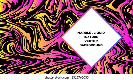 Mixture of acrylic paints. Liquid marble texture. Fluid art. Applicable for design cover, presentation, invitation, flyer, annual report, poster and business card, desing packaging - Vector