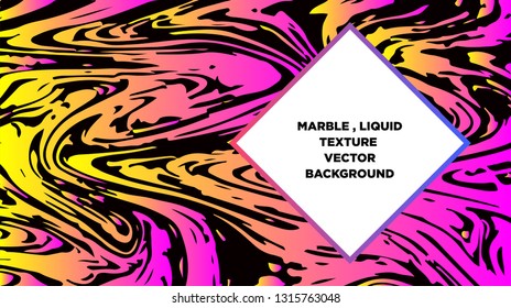 Mixture of acrylic paints. Liquid marble texture. Fluid art. Applicable for design cover, presentation, invitation, flyer, annual report, poster and business card, desing packaging - Vector