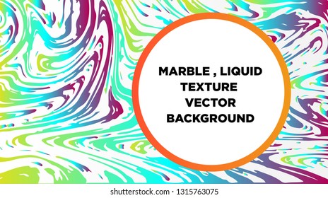 Mixture of acrylic paints. Liquid marble texture. Fluid art. Applicable for design cover, presentation, invitation, flyer, annual report, poster and business card, desing packaging - Vector