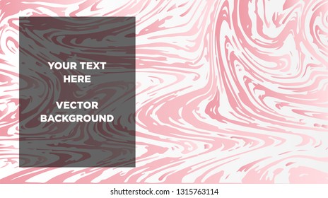 Mixture of acrylic paints. Liquid marble texture. Fluid art. Applicable for design cover, presentation, invitation, flyer, annual report, poster and business card, desing packaging - Vector