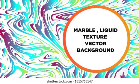 Mixture of acrylic paints. Liquid marble texture. Fluid art. Applicable for design cover, presentation, invitation, flyer, annual report, poster and business card, desing packaging - Vector