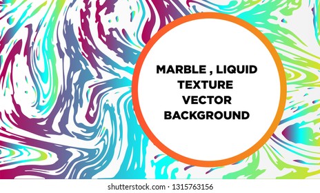 Mixture of acrylic paints. Liquid marble texture. Fluid art. Applicable for design cover, presentation, invitation, flyer, annual report, poster and business card, desing packaging - Vector