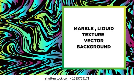 Mixture of acrylic paints. Liquid marble texture. Fluid art. Applicable for design cover, presentation, invitation, flyer, annual report, poster and business card, desing packaging - Vector