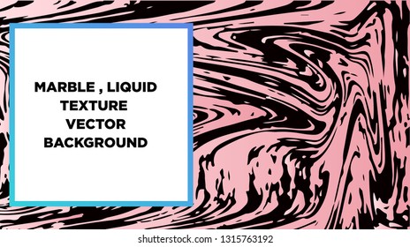 Mixture of acrylic paints. Liquid marble texture. Fluid art. Applicable for design cover, presentation, invitation, flyer, annual report, poster and business card, desing packaging - Vector