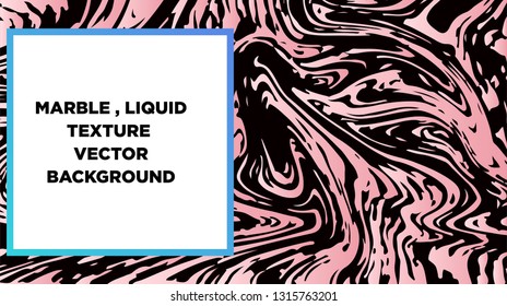 Mixture of acrylic paints. Liquid marble texture. Fluid art. Applicable for design cover, presentation, invitation, flyer, annual report, poster and business card, desing packaging - Vector