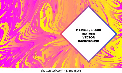Mixture of acrylic paints. Liquid marble texture. Fluid art. Applicable for design cover, presentation, invitation, flyer, annual report, poster and business card, desing packaging - Vector