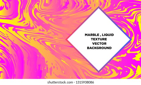 Mixture of acrylic paints. Liquid marble texture. Fluid art. Applicable for design cover, presentation, invitation, flyer, annual report, poster and business card, desing packaging - Vector