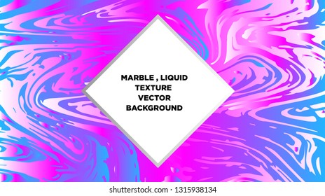 Mixture of acrylic paints. Liquid marble texture. Fluid art. Applicable for design cover, presentation, invitation, flyer, annual report, poster and business card, desing packaging - Vector