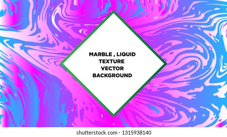 Mixture of acrylic paints. Liquid marble texture. Fluid art. Applicable for design cover, presentation, invitation, flyer, annual report, poster and business card, desing packaging - Vector
