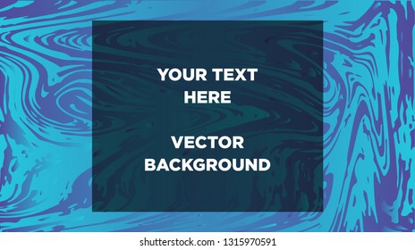 Mixture of acrylic paints. Liquid marble texture. Fluid art. Applicable for design cover, presentation, invitation, flyer, annual report, poster and business card, desing packaging - Vector