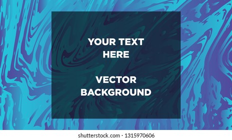 Mixture of acrylic paints. Liquid marble texture. Fluid art. Applicable for design cover, presentation, invitation, flyer, annual report, poster and business card, desing packaging - Vector