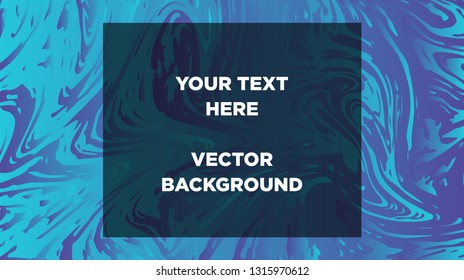 Mixture of acrylic paints. Liquid marble texture. Fluid art. Applicable for design cover, presentation, invitation, flyer, annual report, poster and business card, desing packaging - Vector
