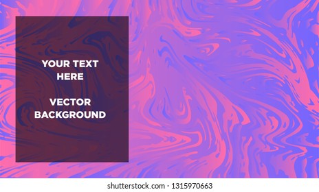 Mixture of acrylic paints. Liquid marble texture. Fluid art. Applicable for design cover, presentation, invitation, flyer, annual report, poster and business card, desing packaging - Vector