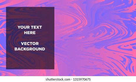 Mixture of acrylic paints. Liquid marble texture. Fluid art. Applicable for design cover, presentation, invitation, flyer, annual report, poster and business card, desing packaging - Vector