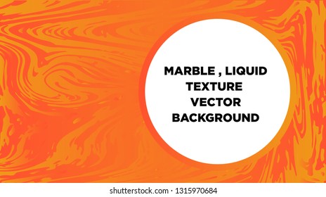 Mixture of acrylic paints. Liquid marble texture. Fluid art. Applicable for design cover, presentation, invitation, flyer, annual report, poster and business card, desing packaging - Vector