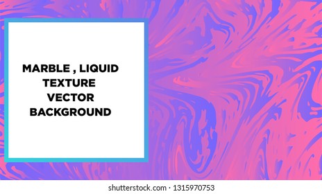 Mixture of acrylic paints. Liquid marble texture. Fluid art. Applicable for design cover, presentation, invitation, flyer, annual report, poster and business card, desing packaging - Vector