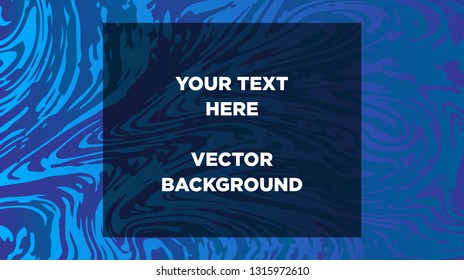 Mixture of acrylic paints. Liquid marble texture. Fluid art. Applicable for design cover, presentation, invitation, flyer, annual report, poster and business card, desing packaging - Vector