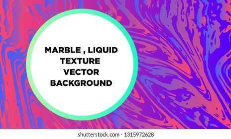 Mixture of acrylic paints. Liquid marble texture. Fluid art. Applicable for design cover, presentation, invitation, flyer, annual report, poster and business card, desing packaging - Vector