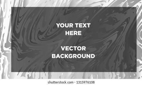 Mixture of acrylic paints. Liquid marble texture. Fluid art. Applicable for design cover, presentation, invitation, flyer, annual report, poster and business card, desing packaging - Vector