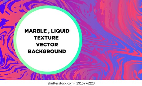 Mixture of acrylic paints. Liquid marble texture. Fluid art. Applicable for design cover, presentation, invitation, flyer, annual report, poster and business card, desing packaging - Vector
