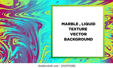 Mixture of acrylic paints. Liquid marble texture. Fluid art. Applicable for design cover, presentation, invitation, flyer, annual report, poster and business card, desing packaging - Vector